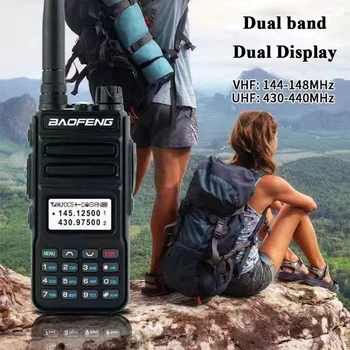 Baofeng Nové Walkie Talkie P15UV 5W Dva-Cesta Rádio VHF/UHF Dual Band, Dual Display Evropské/Americké Verze FM Rádia WALKI TALKI