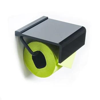 Euro Design Držák Papíru Barevné Akrylové Toaletní Papír Rack Black Roll Papír Závěs Oranžové Hliníkové Koupelnové Doplňky