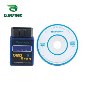 KUNFINE OBD II Vgate Scan ELM327 Bluetooth Auto-detektor ELM 327 Diagnostický nástroj pro OBD, OBD2 scanner auto Diagnostický Nástroj Adaptér