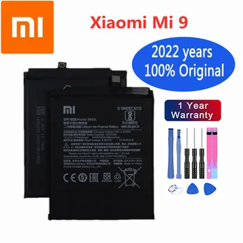 2022 let BM3L 3300mAh xiao mi Původní Telefon Baterie pro Xiaomi 9 MI9 M9 MI 9 Mobilní Telefon Náhradní Baterie s bezplatné nástroje