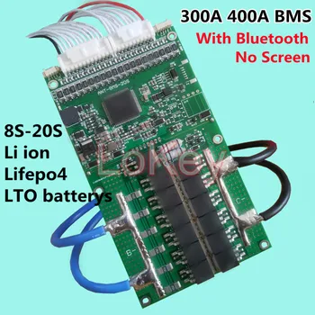 smart 20S BMS 60V 72V 48V bms 300A 400A lithium Lipo lifepo4 LTO baterie ochrana deska s Bluetooth APP
