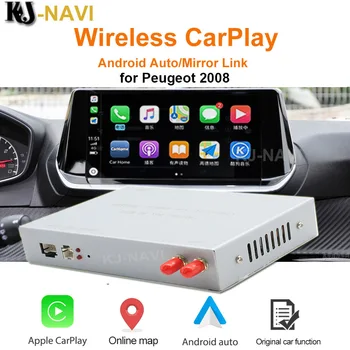 pro Peugeot 2008 3008 508 DS5 C4L C4 C3 C5 207 s Android Auto Zrcadlo Odkaz AirPlay Auto Play Funkce Bezdrátové Apple CarPlay