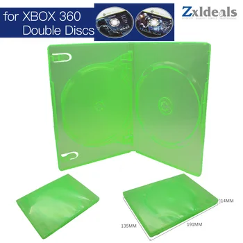 Náhradní Pouzdro Pro XBOX 360 Hry Double Disc Náhradní Green Box 2 CD