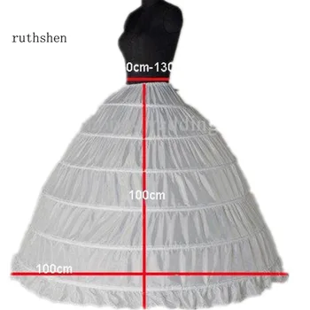 ruthshen nejprodávanější 6 Obruče Spodničky Pro plesové Šaty Elastický Pás Krinolína Pro Ženy Skladem Levné Spodnička