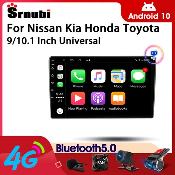 Srnubi Android 10 autorádia pro Nissan, Kia, Honda, Toyota Android 2 Din 9/10.1 Palcový Multimediální Video Přehrávač, Navigace, Hlavní Jednotka
