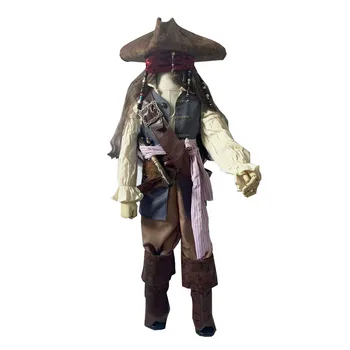 Caribbean Pirate Grand Heritage Collection Deluxe kostým Jack Sparrow luxusní set pro kluka 11