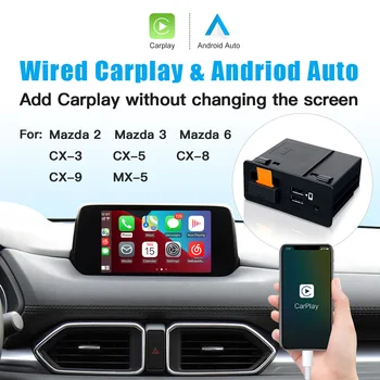 CARABC Apple Carplay Android Auto se Hodí Mazda 2 3 6 CX3 CX5 CX9 MX5 Toyota TK78-66-9U0C OEM Adaptér Hub Interface 00008FZ34