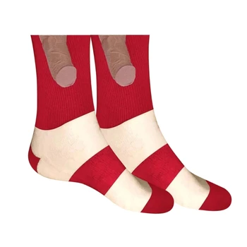 Vtipné Barevné Tištěné Polyester Cotton Crew Ponožky Halloween Party Dárky