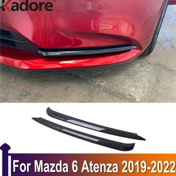 Pro Mazda 6 Atenza 2019 2020-2022 Uhlíkových Vláken Auto Přední Nárazník Mlhové Světlo, Lampa Kryt Čalounění Foglight Obočí Proužky Car Styling