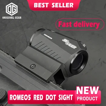ROMEO5 Red Dot Sight Airsoft Lovecké Optiky Puškohledu 2 MOA Kompaktní Tactial S 20mm Mount Plné Původní Označení 2021Ver.