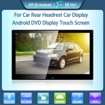 Pro hlavová Opěrka Auto DVD, TV Monitoru Dotykový Displej 13.3 Palcový displej s 4K 1080P WI-fi Bluetooth USB, HDMI, Airplay Tablet, Film, Video Přehrávač