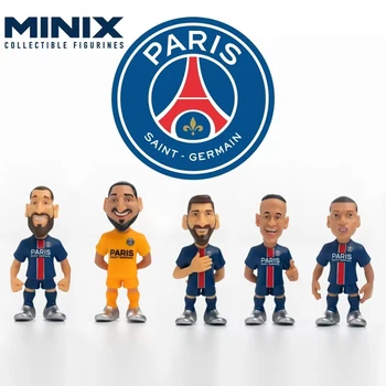 Minix Sběratelské Figurky Obří Fotbalový Klub Hvězda Série Messi Neymar Fati Suarez Mbappe Kolekce Model, Akční Figurky