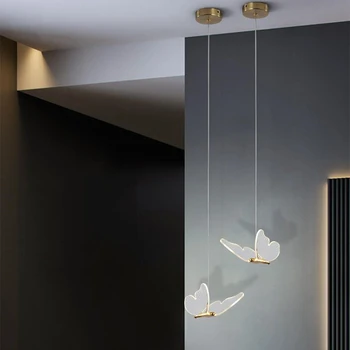 Butterfly LED Závěsná Svítidla Interiérové Svítidla Nordic Style Závěsné Svítidlo Kreativní Lampa Lustr Ložnice, Obývací Pokoj