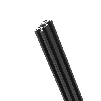 Černá 100-500 mm Délka 2040 V-Slot Hliníkový Profil Vytlačování Rám pro CNC Laserové Gravírování Stroje, 3D Tiskárny, Kamery Jezdce