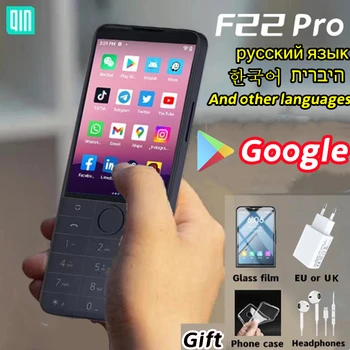 Nové Qin F22 Pro Smart Touch ScreenPhone Wifi 5G+3,5 Palcový 4GB 64GB Přidat Google Store Android QinGlobal Verze Mobilního Telefonu
