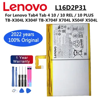 L16D2P31 Originální Baterie Pro Lenovo Tab4 Tab 4 10 / 10 REL / 10 + TB-X304L X304F TB-X704F X704L X504F X504L 7000mAh Batteria