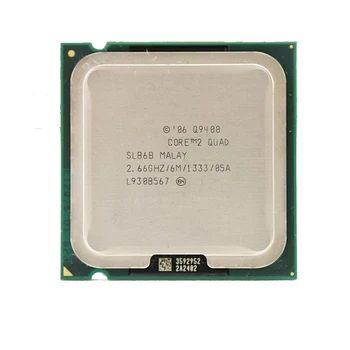 Použité Core 2 Quad Q9400 CPU Procesor (2,66 Ghz/ 6M /1333GHz) Socket 775 Desktop CPU 100% Testováno