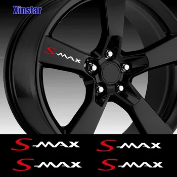 4ks Auto Ráfku Kola Samolepky Pro Ford Smax S-MAX