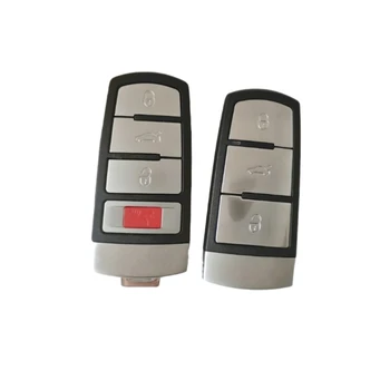 S logem Dálkové 3/4 Tlačítka Auto Key Pouzdro Pro Volkswagen VW Passat CC, B6, B7 B7L CC R36 Maogotan B5 Passat 3C Auto Klíč Shell