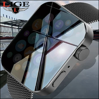 LIGE IP67 Vodotěsné Chytré Hodinky Muži Srdeční Frekvence Monitoru Sport Fitness volání Bluetooth Music Control Smart Clock Ženy Smartwatch