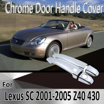pro Lexus SC 2001~2005 Z40 430 2002 2003 2004 Styling Samolepky Dekorace Chrome Klika Kryt Přestavět Auto Příslušenství