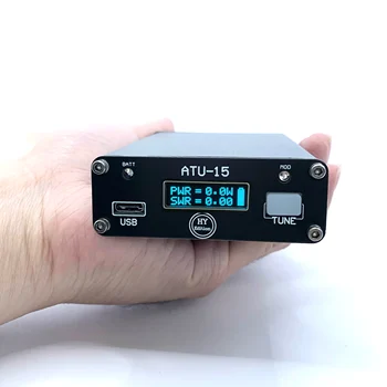 ATU15 1.8 - 30MHz Mini QRP Rádio Automatický Anténní Tuner od n7ddc 1.4 Verze s LED Světlo Indikátor