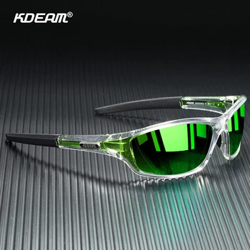 KDEAM Vysoce Kvalitní Polarizační sluneční Brýle Muži Módní Sportovní Styl Venkovní Cestování Sluneční Brýle, Lehké TR90 Rám Brýle CE
