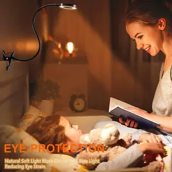 Světlo na čtení Užitečných Flexibilní Funkce Paměti Klip na LED Streaming Vyplnit Světlo pro Domácí