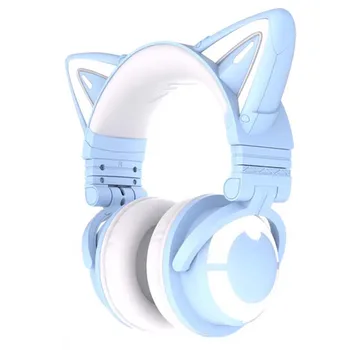 Yowu 3G Roztomilé Kočky Bezdrátová Sluchátka APP Ovládání RGB Osvětlení Vysoce Kvalitní Casco Dívky Kočka Ucho Headset Pro Telefon, Počítač, Herní