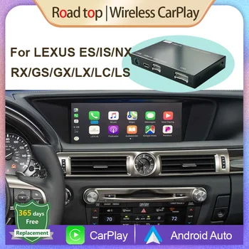 Bezdrátové Apple CarPlay Android Auto Dekodér pro Lexus NX RX ES GS RC CT LS LX LC UX GX 2014-2019, s MirrorLink Funkce