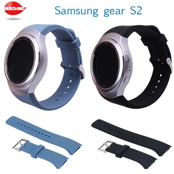 Silikonový Řemínek pro Samsung gear s2 Sport band S2 RM-720/SM-720 Barevné Gumové Náhradní pro Sumsung gear S2 Inteligentní Watch