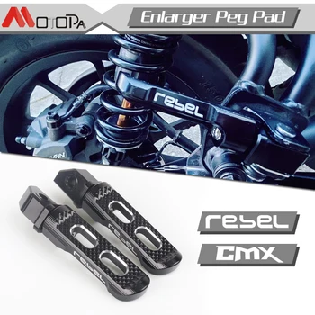 Pro Honda Rebel Rebel CMX300 CMX500 CMX 300 500 2017-2021 Pedál Nožní Brzdy Zvětšit Rozšíření Zadní Brzdy Peg Pad Extender