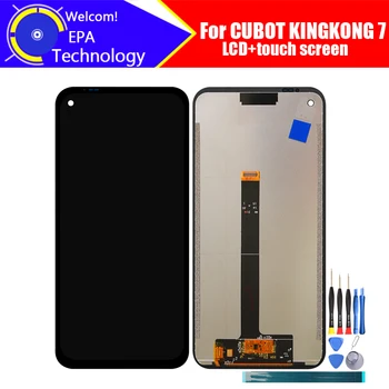 6.36 palcový CUBOT KINGKONG 7 LCD Display+Touch Screen Digitizér Montáž 100% Originální LCD+Dotyk Digitizer pro CUBOT KINGKONG 7