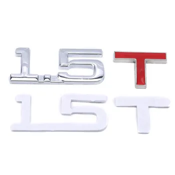 Nové Auto 3D Kovové 1.6 T, 1.8 T, 2.0 T, 2.8 T Logo Štítek Znak Odznak Obtisků pro Mazda KIA, Renault, TOYOTA, BMW, Ford Focus, Auto Styling