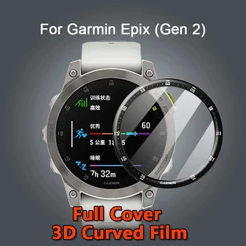 Pro Garmin Epix Gen 2 Smart Watch Full Cover Screen Protector Anti-scratch Vodotěsný Ochranný Film Pro EPIX GEN 2 Hodinky