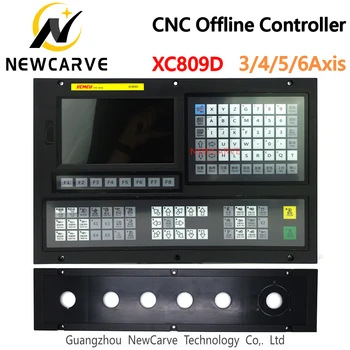 XC809D 3~6 Axis USB CNC Řídicí Systém Podpora Regulátor FANUC G-kódu v režimu Offline Frézování Nudné Klepnutím Vrtání Krmení NEWCARVE
