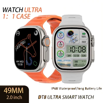 2022 Dt8 Ultra Smartwatch Iwo Sportovní Muži Wowen Teplota Nfc, Gps, BT Volání Chytré Hodinky Pro Apple Android Telefonu Series 8 Pk W27 7
