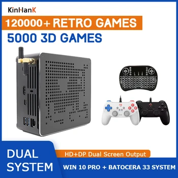 4K Klasické Herní Konzole Super Konzoli X Box S 120000 Retro Video hry Pro PS3/PS2/PS1/GameCube/DC systému Windows 10 PRO & Batocera