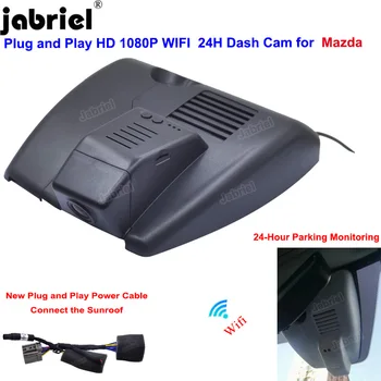 Plug and Play HD 1080P Wi-fi Auto DVR Dash Cam pro Mazda CX 5 KF CX 4 CX4 CX5 2018 2019 2020 2021 2022 Video Rekordér Kamery, 24H