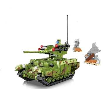 Světové Války Vojenské Armády BMPT Tank palebnou Podporu Bojové Vozidlo Voják Model 2. světové války v Rusku Nás Stavební Bloky, Sady Hraček pro Děti Dárek
