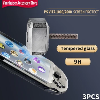 9H Tvrzené Sklo Clear Screen Protector Kryt Ochranné Stráže Film pro Sony Psvita PlayStation PS Vita PSV 1000 2000 Slim