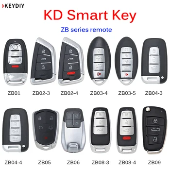Původní KEYDIY KD Smart Remote Klíč ZB01 ZB02-3 ZB02-4 ZB03-4 ZB03-5 ZB04-3 ZB04-4 ZB05 ZB06 ZB08-3 ZB08-4 ZB09 pro KD-X2 KD-MAX