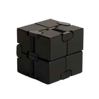 Kvalitní Stresu Hračka 100% Hliníková Slitina Kovu Nekonečno Cube Přenosné Dekomprimuje Relaxovat Hračky Pro Děti, Dospělé