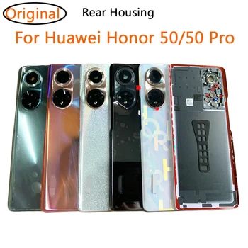 Originální Náhradní Pro Huawei Honor 50 50Pro Kryt Baterie S Objektiv Fotoaparátu Zadní kryt Dveře Zadní Případ
