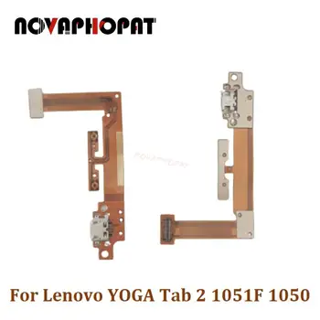 Novaphopat Pro Lenovo Yoga tablet 2 1050 1050F Micro Nabíjecí Port USB Dock Nabíječka Connect Hlasitosti nahoru dolů Flex Kabel
