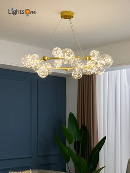 Nordic minimalistický obývací pokoj jídelna lampa světlo luxusní hvězdné ložnice Lustr
