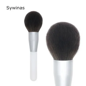 Sywinas velké prášek kartáč vysoce kvalitní měkké vlasy míchání zvýrazňovač tvář make-up štětce nástroje.