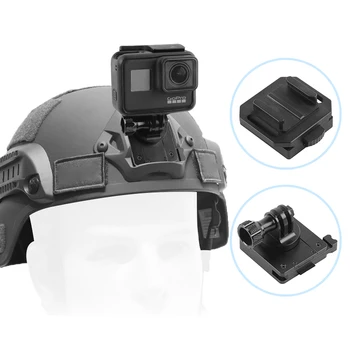 Pro GoPro hero 11/10/9 / 8 / 7 / 6 /5 /4/ 3 DJI OSMO akční taktická helma base pevné natáčení kovový držák základny