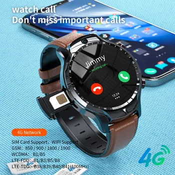 2022 Nové LOKMAT LTE 4G Smartwatch 4GB+128 GB Podpora SIM Karty, Monitor Srdečního tepu, WIFI 1.6