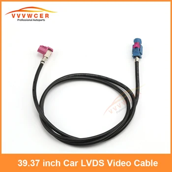 100cm Auto LVDS Video Linky 4 piny Kabel GPS Navigace Audio MIB Obrazovce Kabelového svazku pro VW Golf Tiguan Passat B8 pro Audi Benz